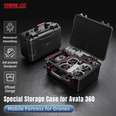 Maleta portátil impermeable con sensor de mo...