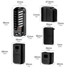 Para DJI OSMO Pocket 3 STARTRC 5 en 1 Cuerpo...