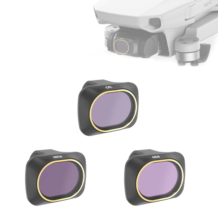 JSR Drone 3 en 1 CPL+ND8+ND16 Filtro de lent...