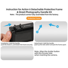 Para DJI Action 6 Sunnylife Marco protector ...