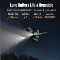 Linterna LED recargable para navegación noct...