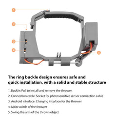 Para el sistema de lanzamiento aéreo DJI Mav...