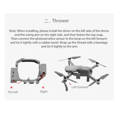 Para el sistema de lanzamiento aéreo DJI Mav...