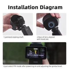 Parasol BRDRC para DJI OSMO Pocket 3, cubier...