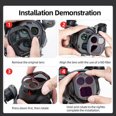 Kit de filtros de lente STARTRC 4 en 1 (ND8,...