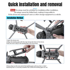 Para DJI Mavic 4 Pro STARTRC Sled Sled Antif...