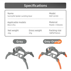 Para DJI Mini 5 Pro, extensiones de patas de...