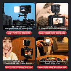 Para DJI Osmo Pocket 3 STARTRC, luz de relle...