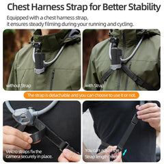 Soporte ajustable para el cuello POV para DJI Osmo Pocket 4 / 3