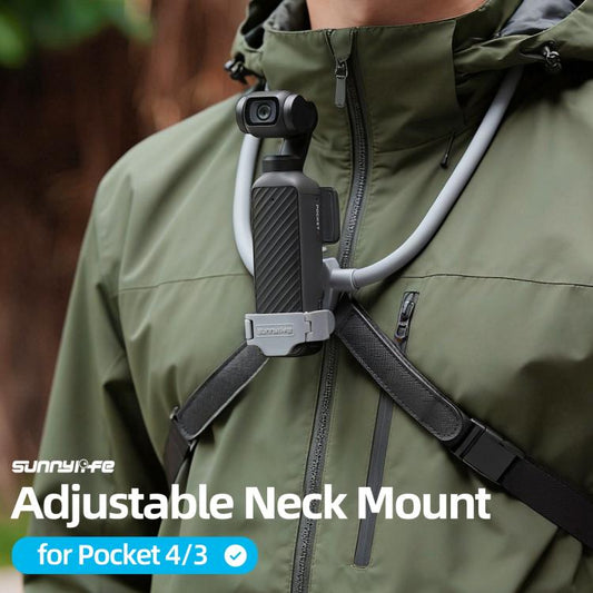 Soporte ajustable para el cuello POV para DJI Osmo Pocket 4 / 3