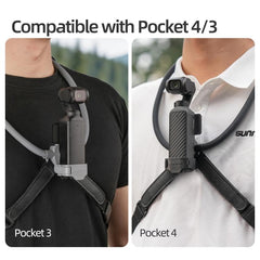 Soporte ajustable para el cuello POV para DJI Osmo Pocket 4 / 3