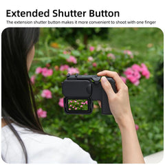 Empuñadura ergonómica integrada para fotogra...