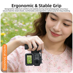Empuñadura ergonómica integrada para fotogra...