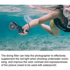 PGYTECH P-18C-016 Filtro de snorkel rojo cla...