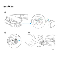 4 PCS PGYTECH P-12A-019 ND8 / 16 / 32 / 64 J...