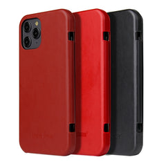 Fierre Shann Business Funda de piel auténtic...