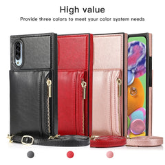 Funda cuadrada con cremallera para billetera...