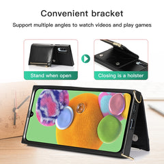 Funda cuadrada con cremallera para billetera...