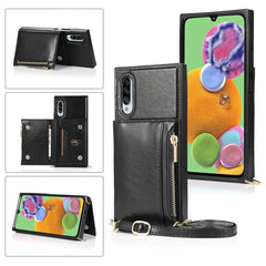 Funda cuadrada con cremallera para billetera...