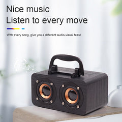 Altavoces de subwoofer retro portátiles Blue...