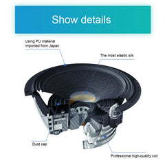 Altavoces de subwoofer retro portátiles Blue...