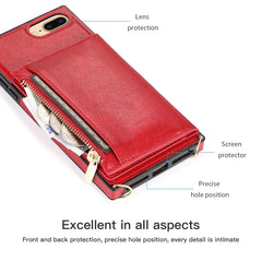 Funda cuadrada con cremallera para billetera...