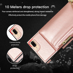 Funda cuadrada con cremallera para billetera...
