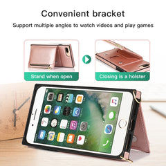 Funda cuadrada con cremallera para billetera...