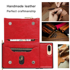 Funda cuadrada con cremallera para billetera...