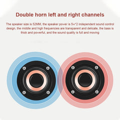 Q8 Bluetooth 4.2 Altavoz Bluetooth de cuerno...