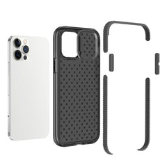 Funda protectora de TPU con textura de rejil...