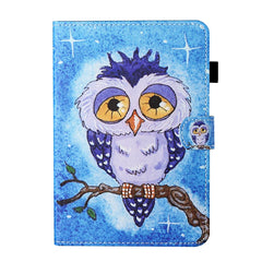 Estuche de cuero con tapa horizontal con cos...