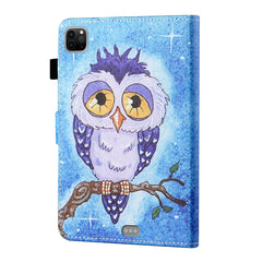Estuche de cuero con tapa horizontal con cos...