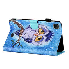 Estuche de cuero con tapa horizontal con cos...
