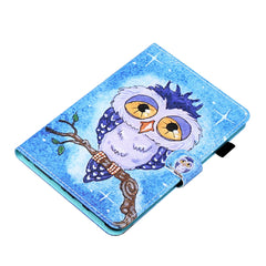 Estuche de cuero con tapa horizontal con cos...