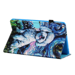 Estuche de cuero plano pintado horizontal co...