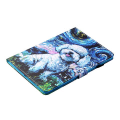 Estuche de cuero plano pintado horizontal co...