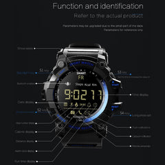 Lokmat MK16 Pantalla LCD 50m Reloj inteligente resistente al agua