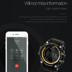 Lokmat MK16 Pantalla LCD 50m Reloj inteligente resistente al agua