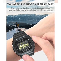 Lokmat MK22 Reloj inteligente con pantalla LCD FSTN de 1,21 pulgadas