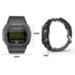 Lokmat MK22 Reloj inteligente con pantalla LCD FSTN de 1,21 pulgadas