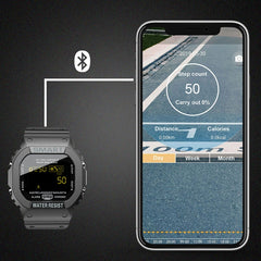 Lokmat MK22 Reloj inteligente con pantalla LCD FSTN de 1,21 pulgadas