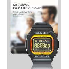 Lokmat MK22 Reloj inteligente con pantalla LCD FSTN de 1,21 pulgadas