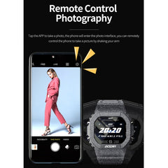 Lokmat OCEAN Reloj inteligente con pantalla táctil TFT de 1,14 pulgadas