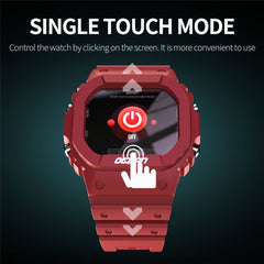 Lokmat OCEAN Reloj inteligente con pantalla táctil TFT de 1,14 pulgadas