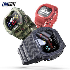 Lokmat OCEAN Reloj inteligente con pantalla táctil TFT de 1,14 pulgadas