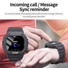 Lokmat OCEAN Reloj inteligente con pantalla táctil TFT de 1,14 pulgadas