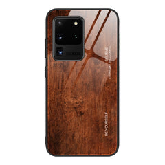 Estuche protector de vidrio de grano de made...