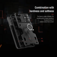 Estuche protector NILLKIN CamShield Armor a ...