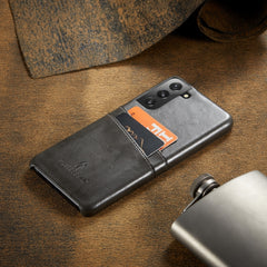 Funda trasera de cuero con textura de cera d...